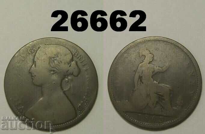 Great Britain 1 penny 1863