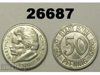 Bonn 50 pfennig 1920 Fier