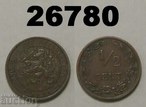 Холандия 1/2 цент 1906