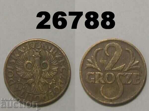 Полша 2 гроша 1938