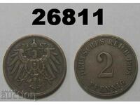 Germania 2 pfenigs 1908 A