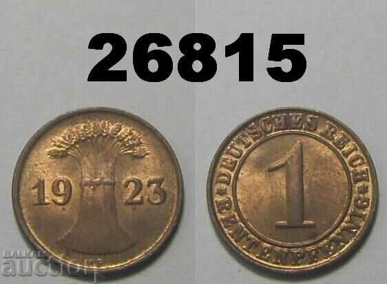 RR! Germania 1 Renten Pfennig 1923 F UNC