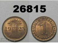 RR! Γερμανία 1 Renten Pfennig 1923 F UNC