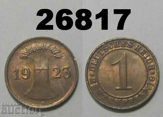 R! Γερμανία 1 Renten Pfennig 1923 F AUNC