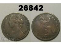 Marea Britanie 1 penny 1860