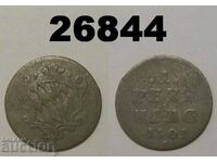 Bavaria 1 pfennig 1801 Rare
