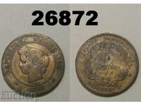 Minted France 5 centimes 1897 A