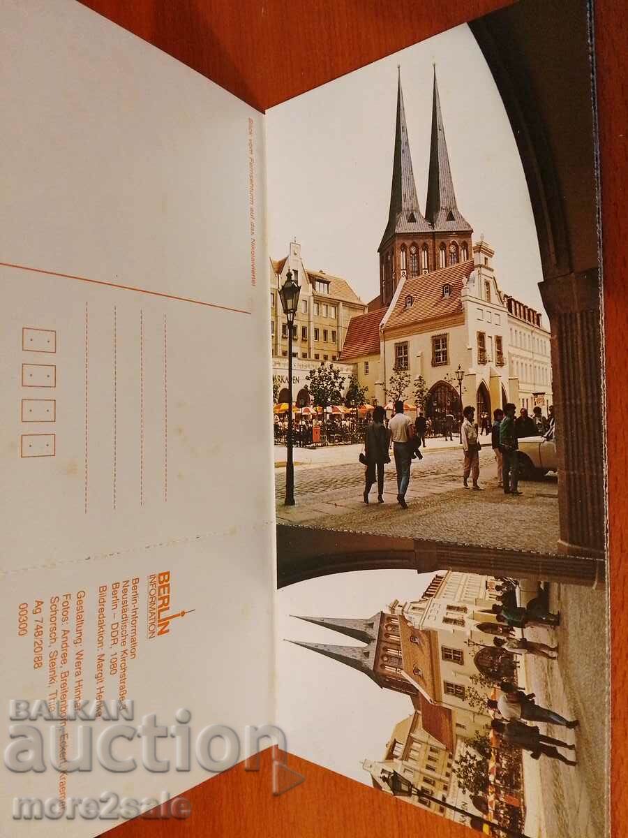 CARD CARDS - 9 COUNT ROLL - Large and Small - BERLIN GERMANY - 6 CARD CARDS - 9 COUNT ROLL - Large and Small - BERLIN GERMANY - 6