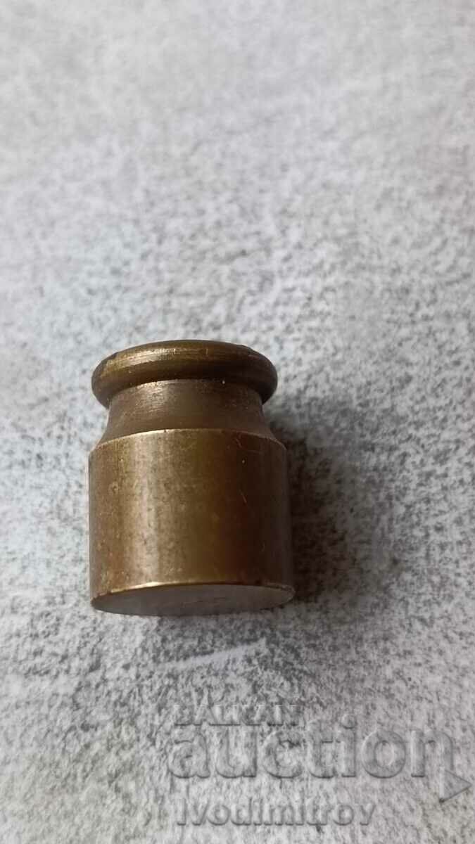 Brass scale 20 grams with price 1.85 BGN | € 0.95