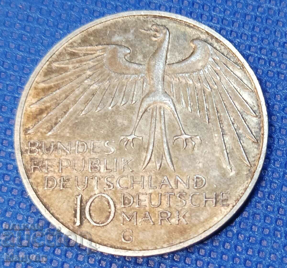 10 mărci de argint 1972