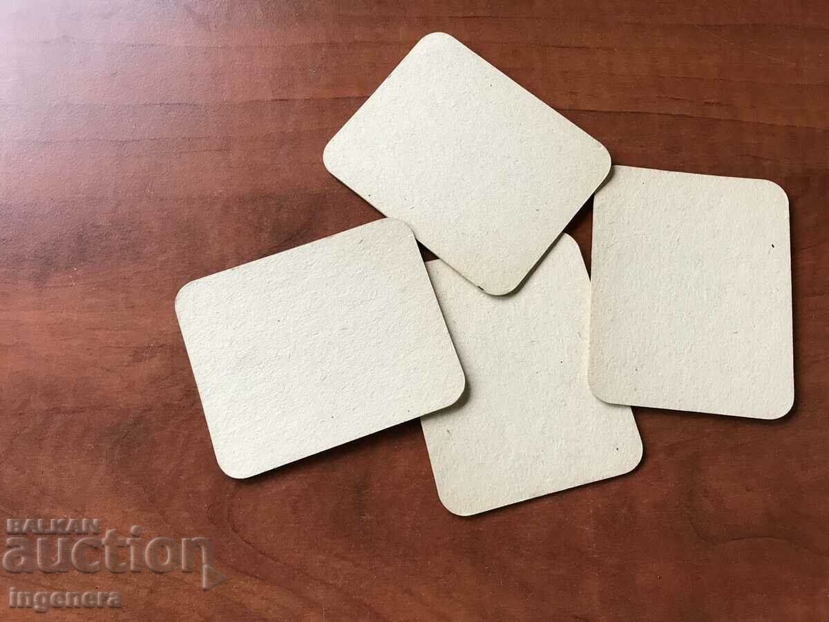 ADVERTISING BEER PLATE-STELLA ARTOIS-4 PCS - 5 ADVERTISING BEER PLATE-STELLA ARTOIS-4 PCS - 5