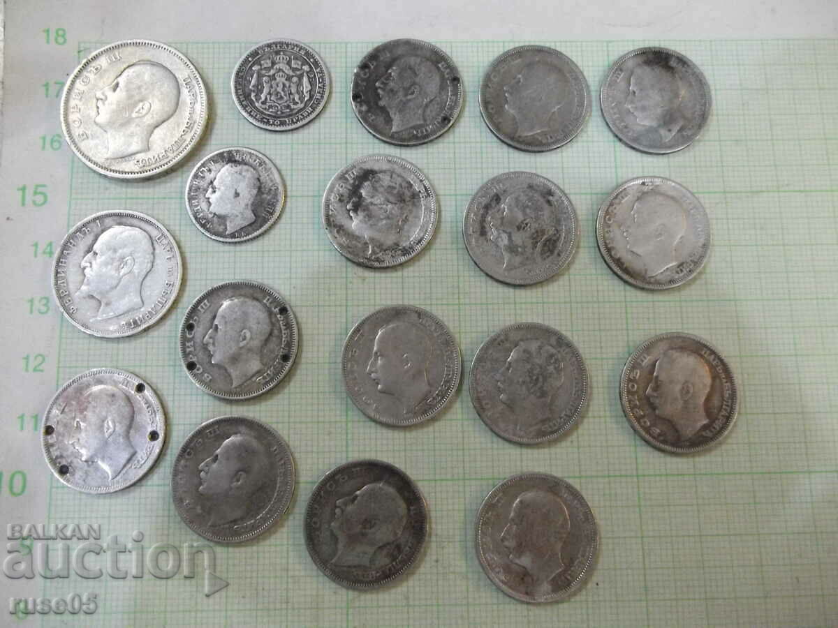 Lot of 18 pcs. Bulgarian silver coins - 5