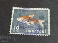 timbru poștal din Singapore