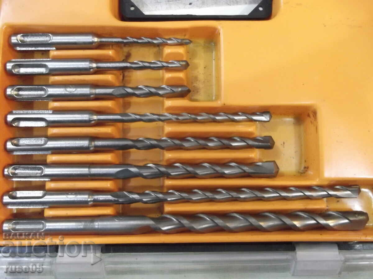 Drills 8 pcs. set "MISTER TOOL - SDS - Plus" new with price 20.00 BGN | € 10.23