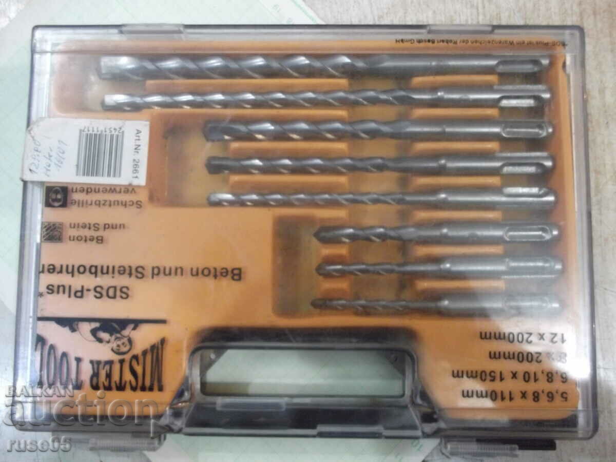 Drills 8 pcs. set "MISTER TOOL - SDS - Plus" new - 7