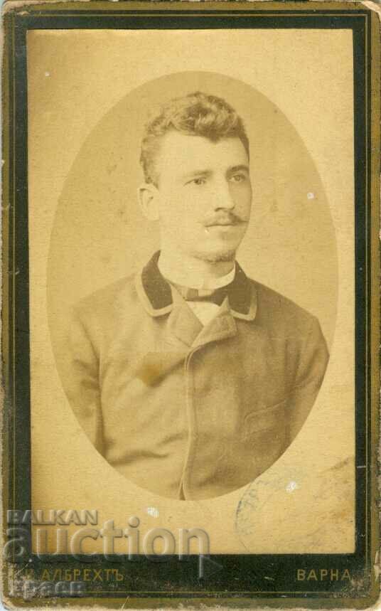OLD PHOTOGRAPH - CARDBOARD - K. ALBRECHT - VARNA - M2101 OLD PHOTOGRAPH - CARDBOARD - K. ALBRECHT - VARNA - M2101