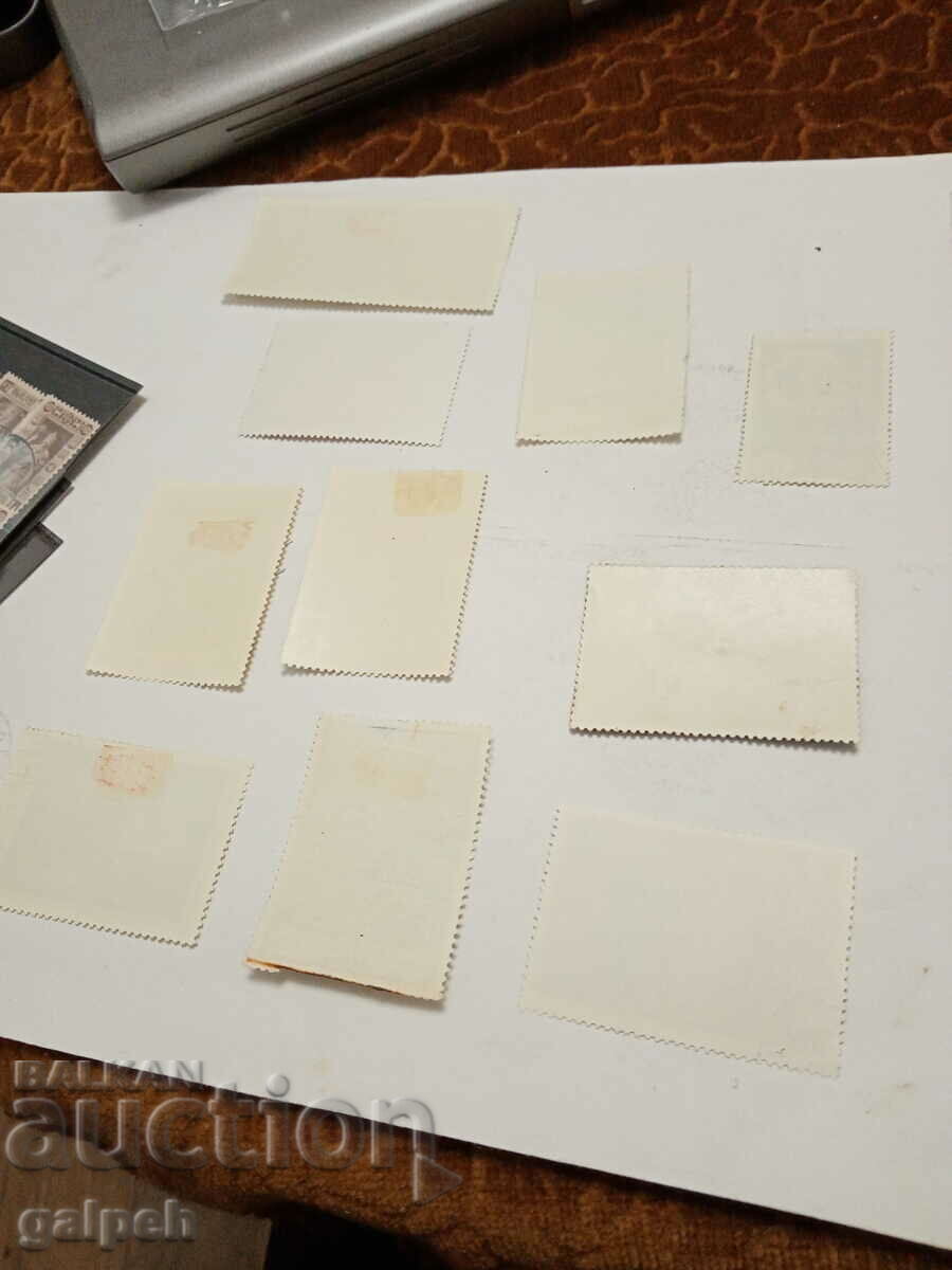 USSR POSTAGE STAMPS - 10 pcs. CLAIMO - BGN 1.5 - 5 USSR POSTAGE STAMPS - 10 pcs. CLAIMO - BGN 1.5 - 5