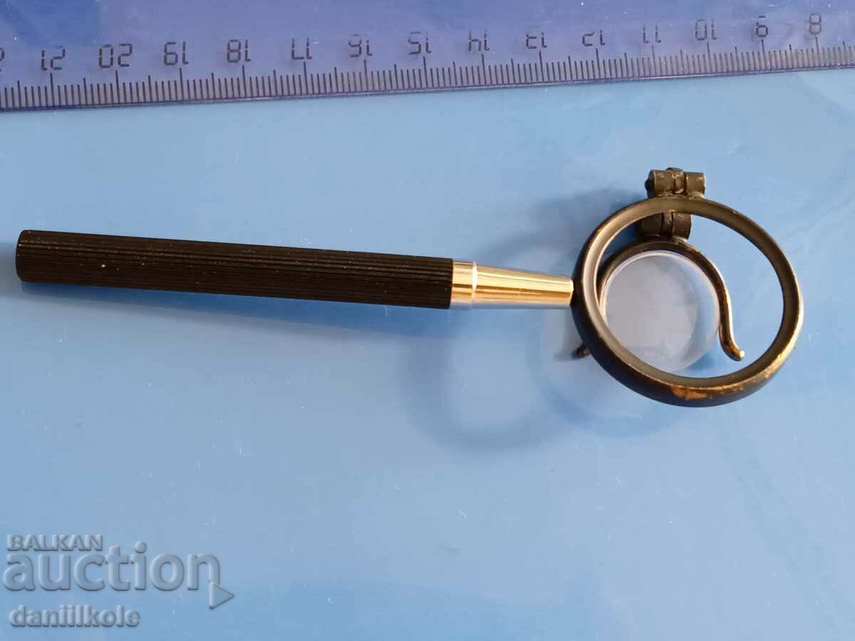 *$*Y*$* OLD MAGNIFIER MAGNIFYING GLASS *$*Y*$* - 7