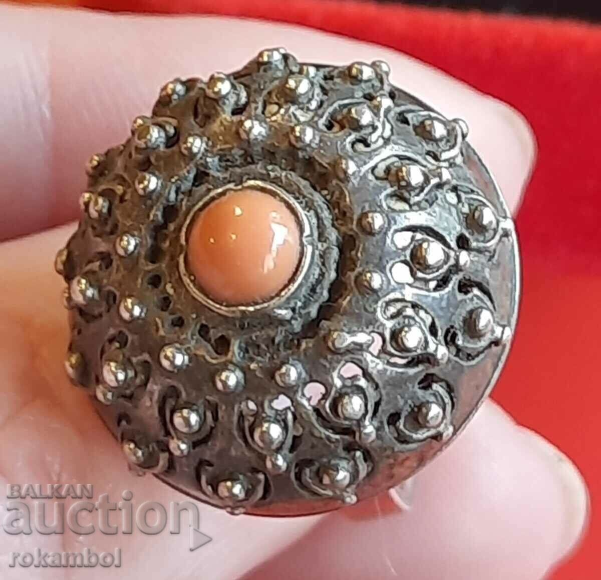 Αντίκα ασημένιο δαχτυλίδι Αντίκα ασημένιο δαχτυλίδι