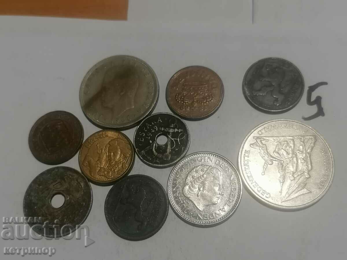 Lot of coins 10 pcs. with price 9.90 BGN | € 5.06 Lot of coins 10 pcs. with price 9.90 BGN | € 5.06