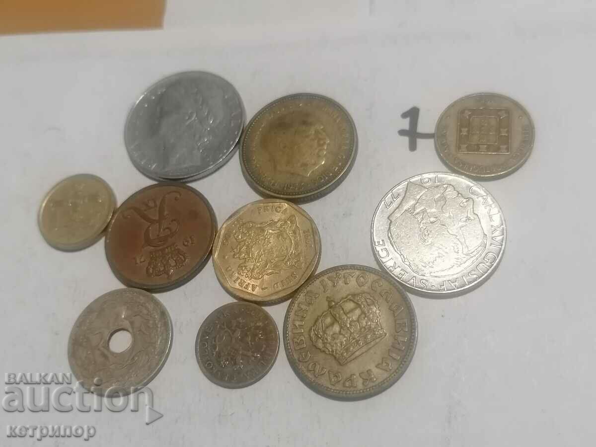 Lot of coins 10 pcs. with price 9.90 BGN | € 5.06 Lot of coins 10 pcs. with price 9.90 BGN | € 5.06