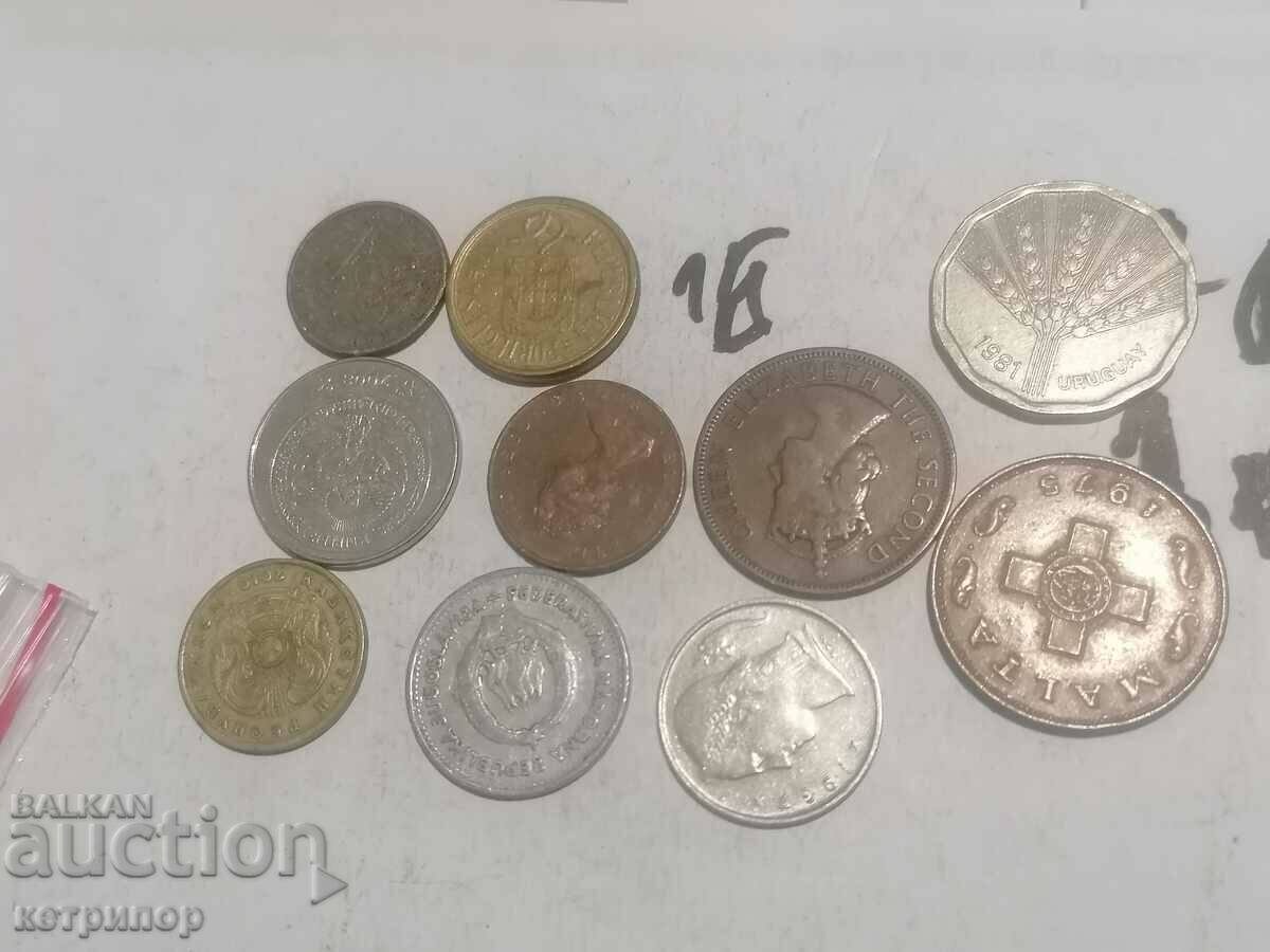 Лот монети 10 бр. с цена 9.90 лв. | € 5.06 Лот монети 10 бр. с цена 9.90 лв. | € 5.06