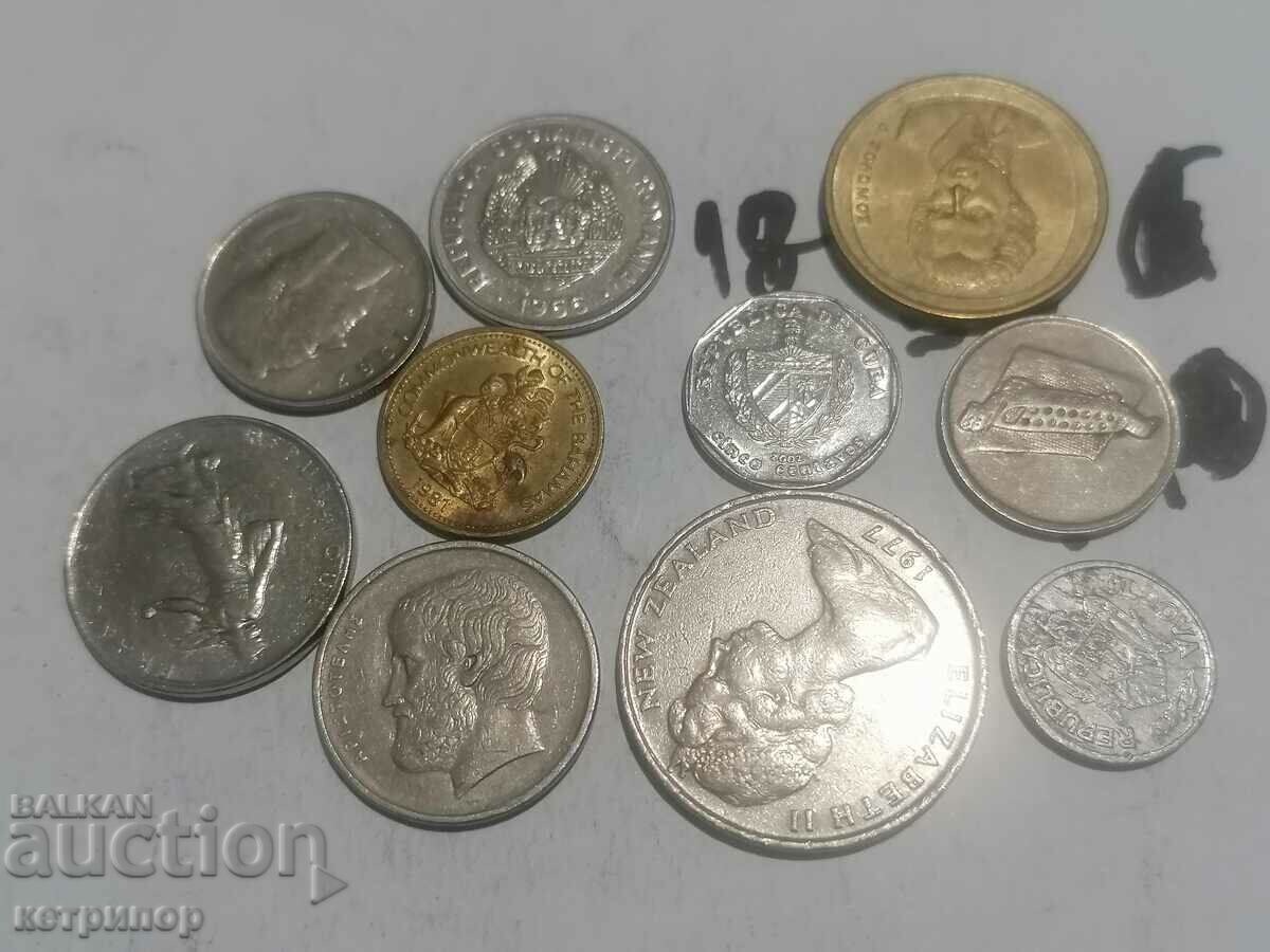 Lot of coins 10 pcs. with price 9.90 BGN | € 5.06