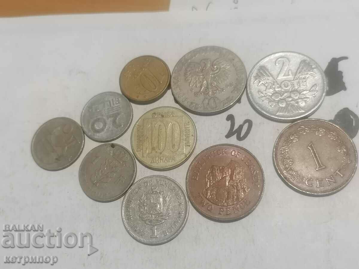 Лот монети  10 бр.