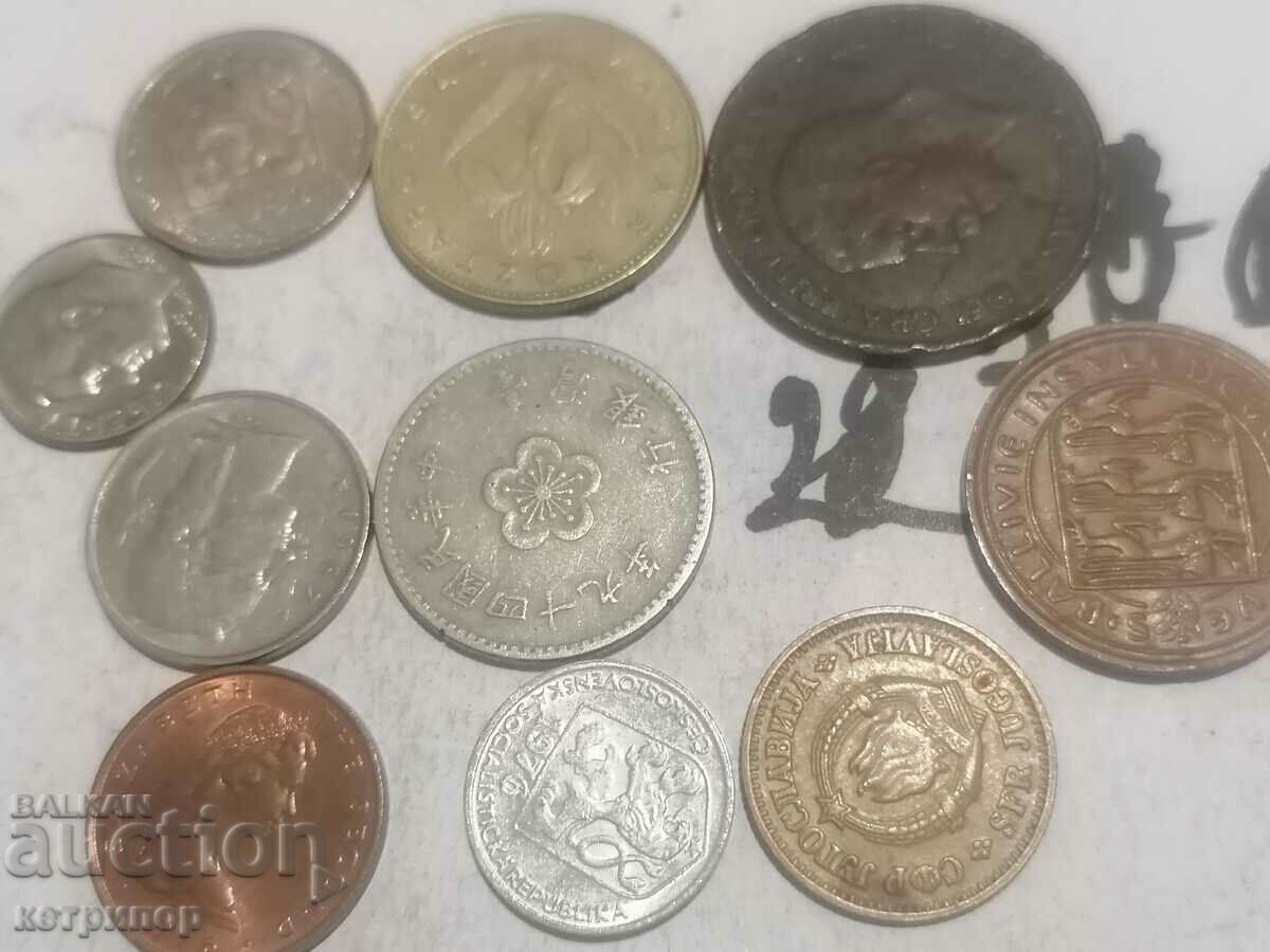Lot of coins 10 pcs. with price 9.90 BGN | € 5.06 Lot of coins 10 pcs. with price 9.90 BGN | € 5.06