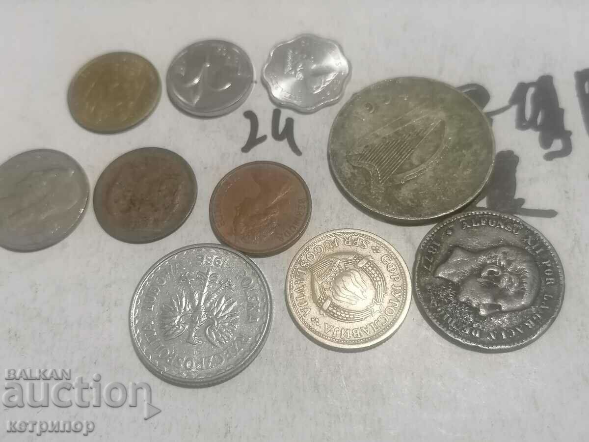 Lot of coins 10 pcs. with price 9.90 BGN | € 5.06 Lot of coins 10 pcs. with price 9.90 BGN | € 5.06