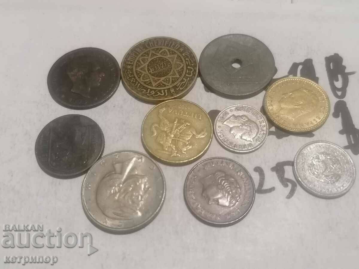 Lot of coins 10 pcs. with price 9.90 BGN | € 5.06 Lot of coins 10 pcs. with price 9.90 BGN | € 5.06