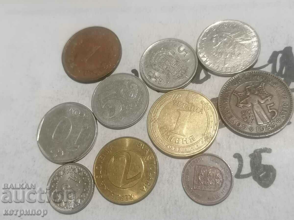 Lot of coins 10 pcs.