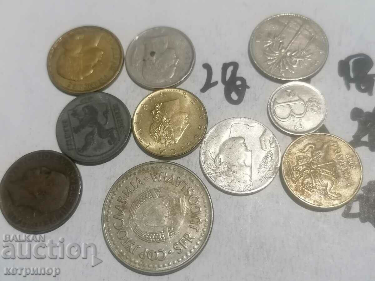 Lot of coins 10 pcs. with price 9.90 BGN | € 5.06 Lot of coins 10 pcs. with price 9.90 BGN | € 5.06