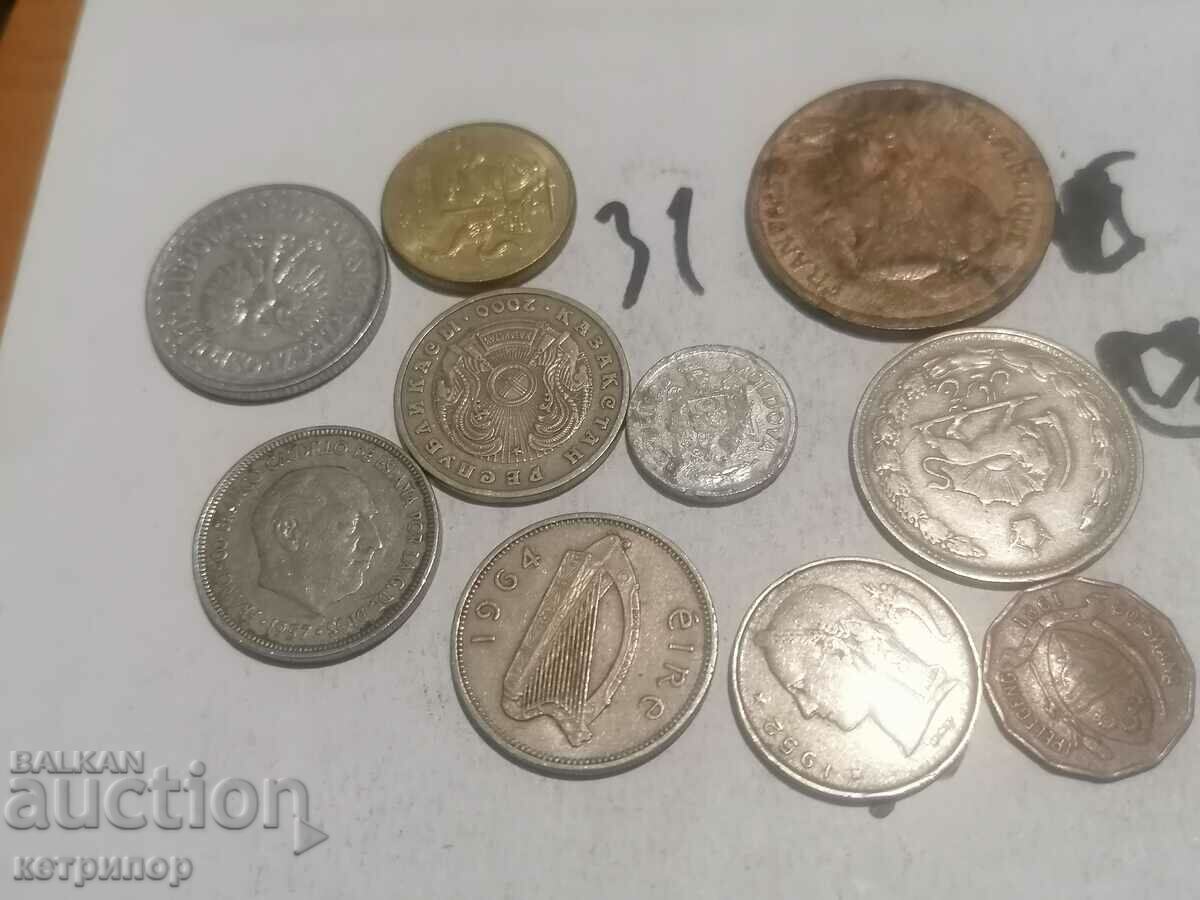 Lot of coins 10 pcs. with price 9.90 BGN | € 5.06 Lot of coins 10 pcs. with price 9.90 BGN | € 5.06