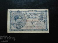 BELGIUM 1 FRANC 1920