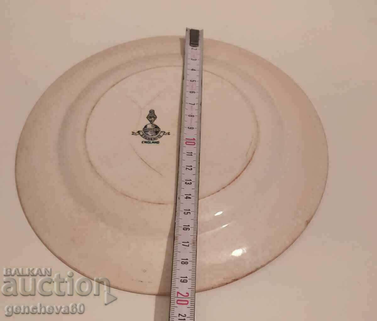 Farfurie din porțelan englezesc vechi de colecție - 5