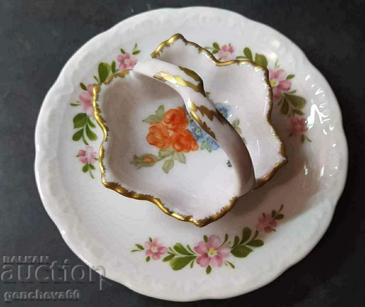 Porcelain basket 1983/miniature - 5 Porcelain basket 1983/miniature - 5
