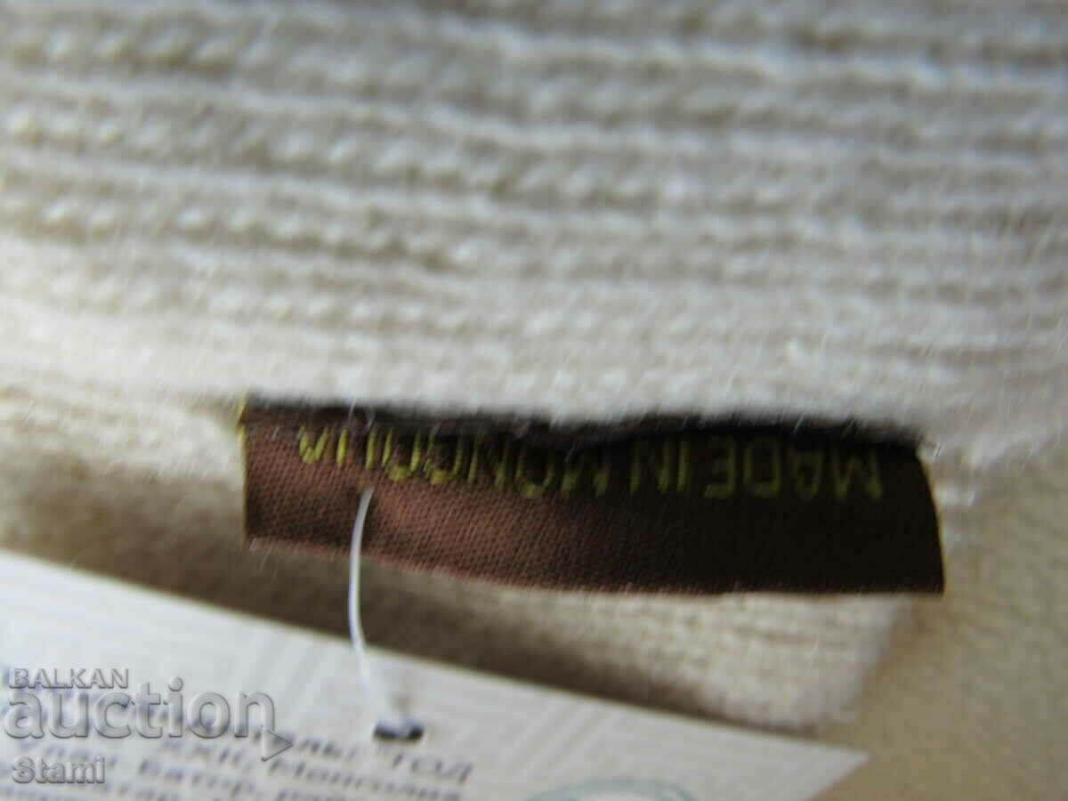 Lovely brocade hat, 100% organic wool, Mongolia - 5