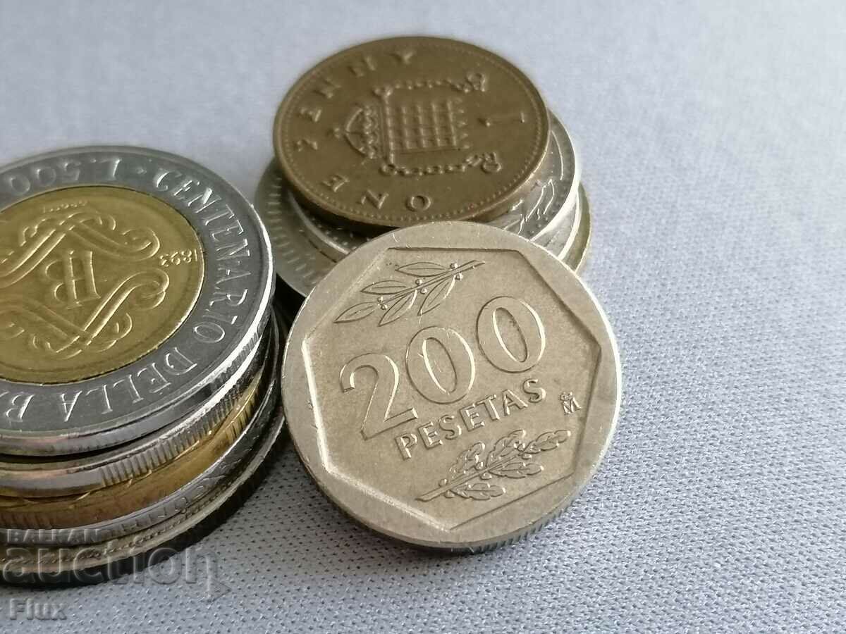 Monedă - Spania - 200 pesetas | 1987