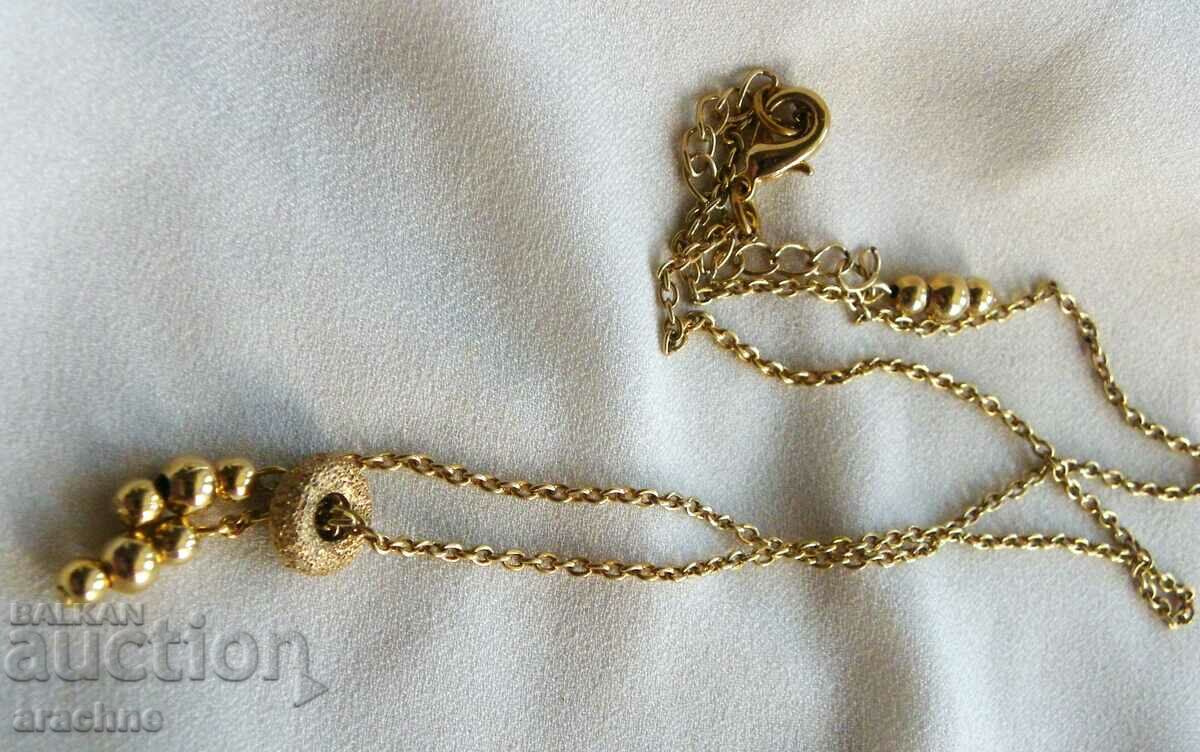 Auction  Gold plated silver necklace