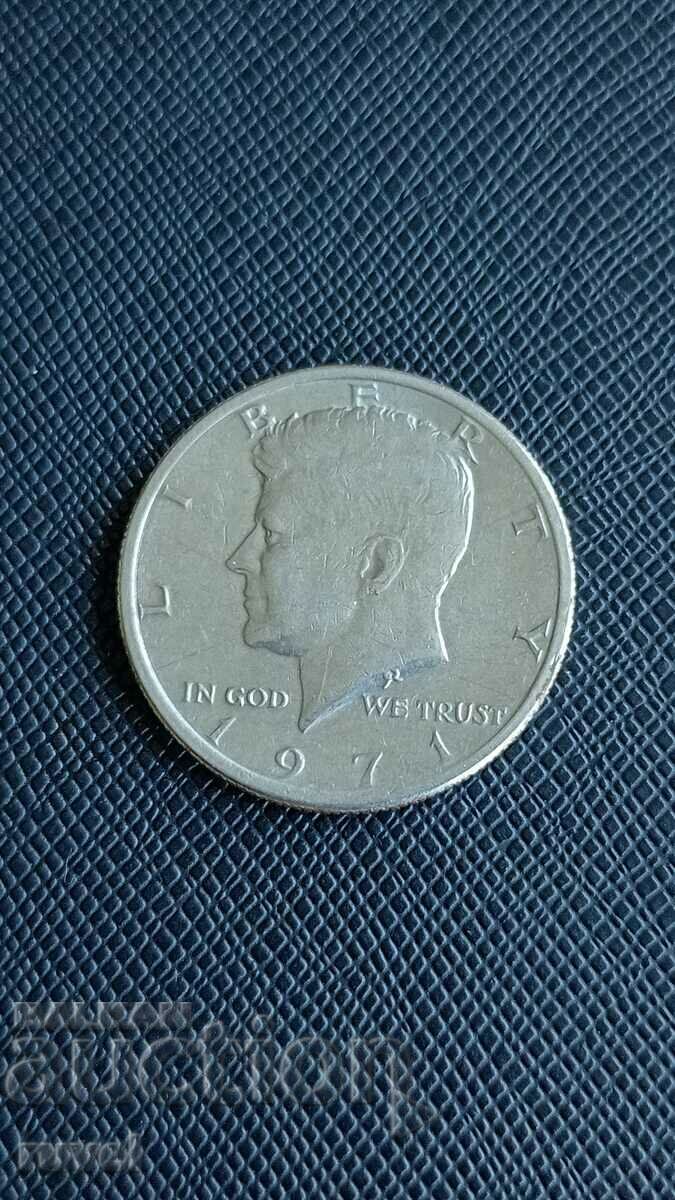 USA Half Dollar 1971