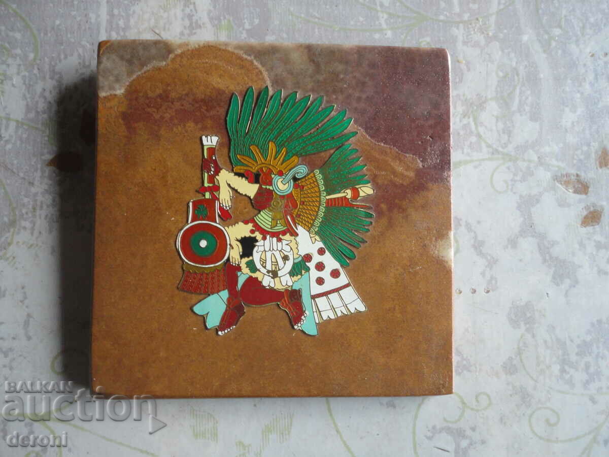 Auction Mexican bronze painting sculpts an Aztec god Auction Mexican bronze painting sculpts an Aztec god