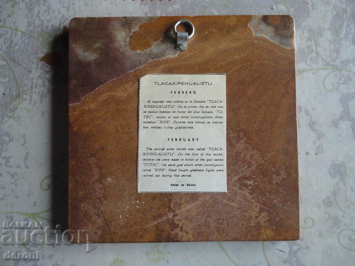 Mexican bronze painting sculpts an Aztec god - 5 Mexican bronze painting sculpts an Aztec god - 5