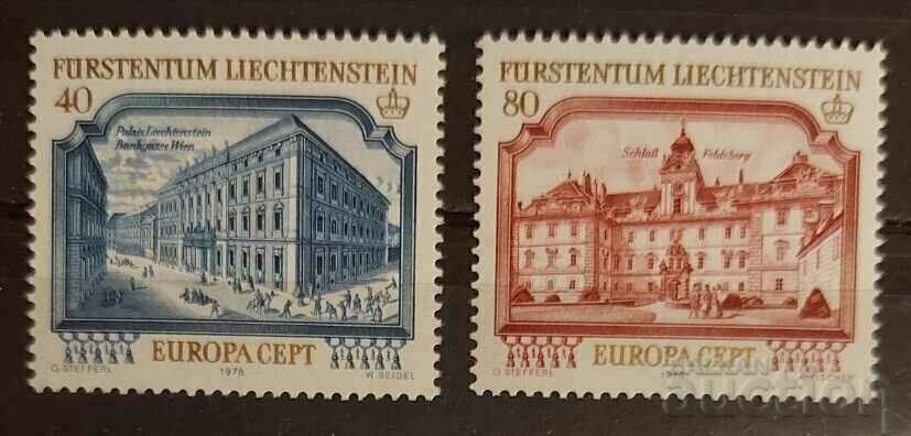 Liechtenstein 1978 Europa CEPT Clădiri MNH