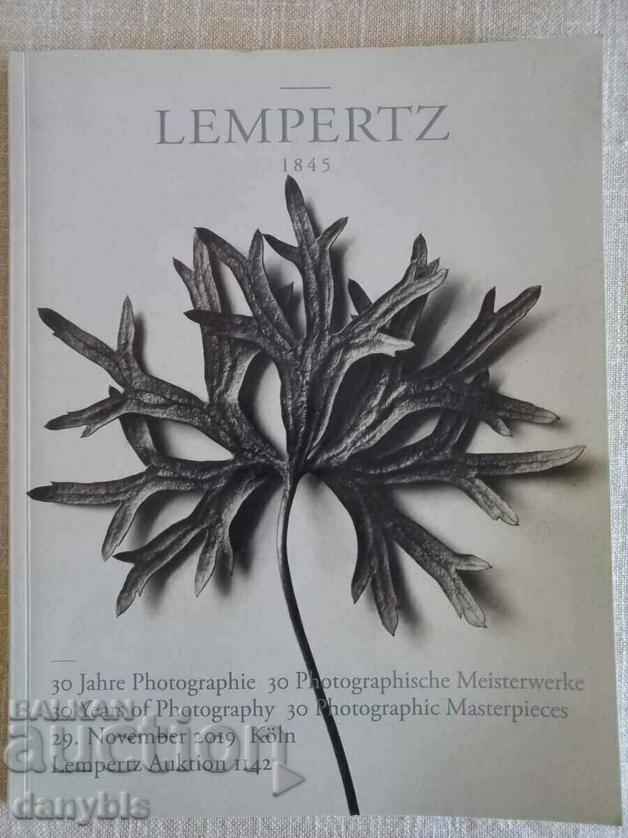 Catalog de licitații de fotografie Lempertz