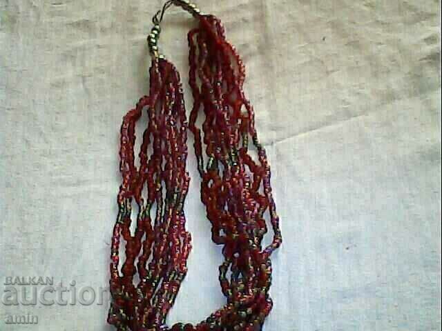 very beautiful ruby bead necklace with price 25.00 BGN | € 12.78