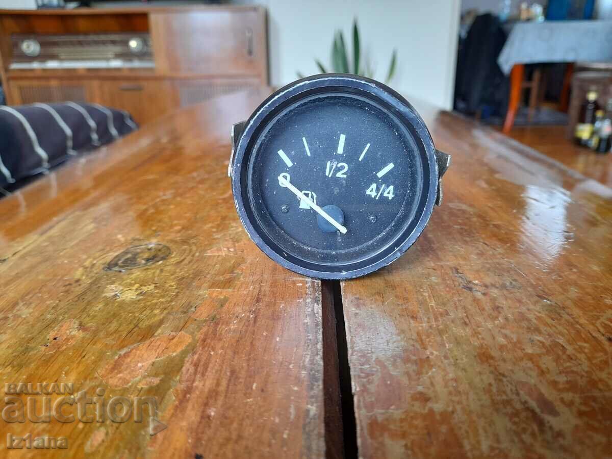 Old car fuel gauge Old car fuel gauge