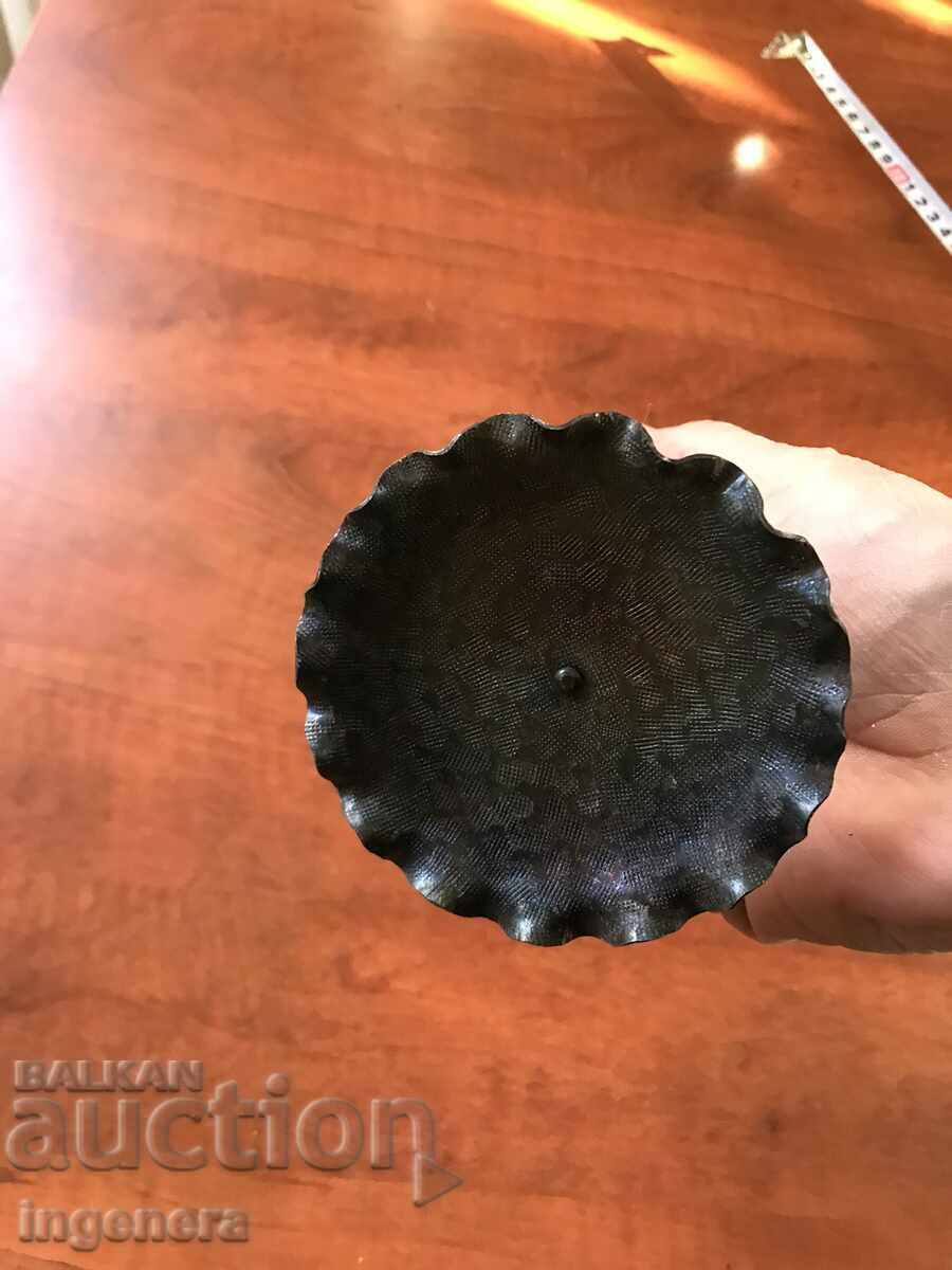 CANDLESTICK WROUGHT IRON METAL OLD - 7 CANDLESTICK WROUGHT IRON METAL OLD - 7