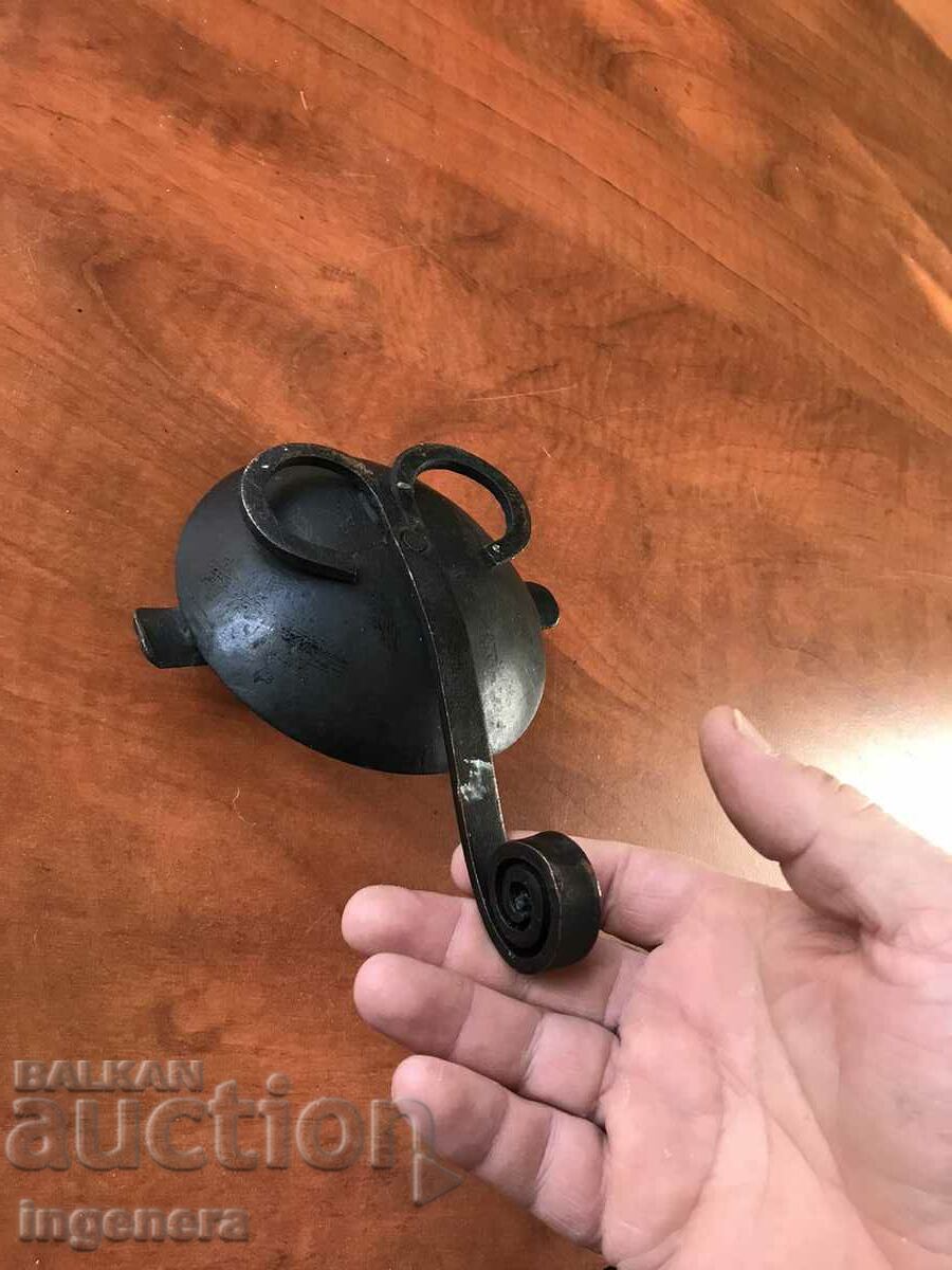 Auction ASHTRAY FORGED ANTIQUE SOLID Auction ASHTRAY FORGED ANTIQUE SOLID