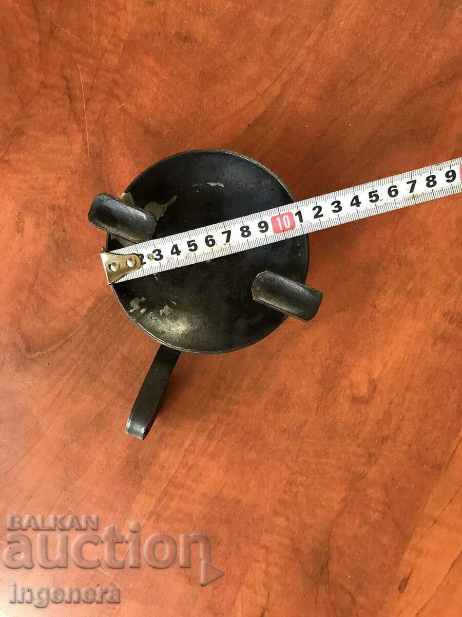 ASHTRAY FORGED ANTIQUE SOLID - 5 ASHTRAY FORGED ANTIQUE SOLID - 5